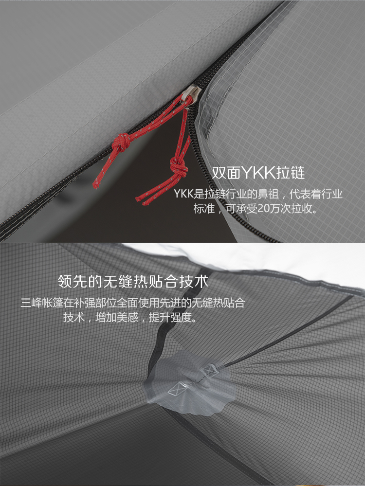 Cheap Goat Tents 3F UL GEAR 2 Person 4 Season 15D Camping Tent Outdoor Ultralight Hiking Backpacking Hunting Waterproof Tents Waterproof Coating Tents 